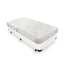 Cama Box Solteiro + Colchão De Espuma D23 - Ortobom - Light 88cm, Bran