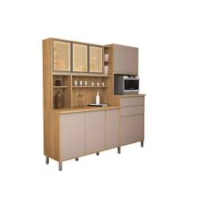 Kit Cozinha Gabi 10 Portas Freijó/Connect – Vitamov