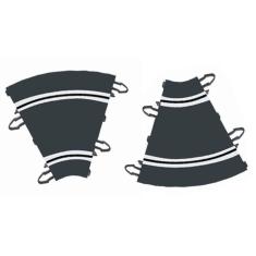 Curva Para Pista De Autorama Digital 1/32 SCX 2 Peças