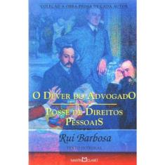 Livro - O Dever Do Advogado: Posse De Direitos Autorais