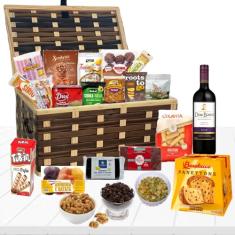 Cesta de Natal Especial Calamata com 22 Itens - Natal 2024