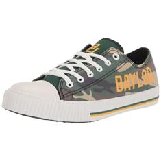 FOCO Tênis feminino NCAA Camo cano baixo lona tênis