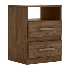 Mesa De Cabeceira Apolo Flex Castanho/avelã/baunilha - Moval