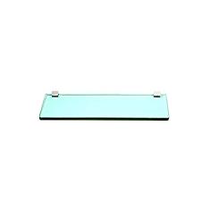 Porta Shampoo Reto em Vidro Verde Lapidado - Aquabox - 30cmx9cmx8mm