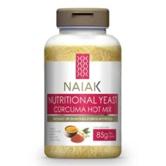 Levedura Flocos Nutritional Yeast Cúrcuma Hot Mix 85g Naiak