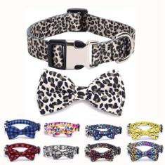 Coleira de gravata borboleta para cães, linda gravata borboleta para gatos, fivela de metal durável, ajustável para PP, médio, grande, animais de estimação, meninas, meninos, filhotes, gatinhos,