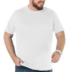 Camiseta Masculina Básica Plus Size Comfort Branca - FORE, Branco, G1