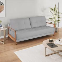 Sofá Cama Linho Azaléia Yescasa