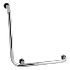 Barra De Apoio Para Box De Banheiro Modelo L 70x70cm Direita - MetalCr