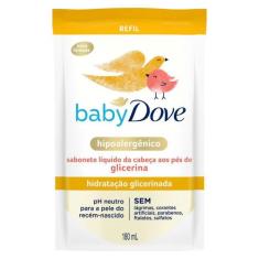 Sabonete Líquido Dove Baby Refil Hidratação Glicerinada 180ml