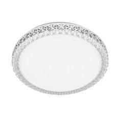 Plafon Redondo Cristal Transparente 28cm Led 12W 6000K