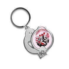 Cortador de unhas de dedo China Red Education Propaganda Unity Cortador de aço inoxidável