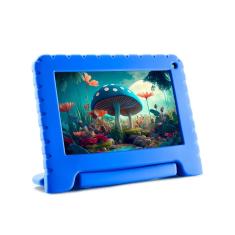 Tablet Multi Kid Pad Azul 4GB RAM 64GB Wi-Fi Android 13 Tela 7” - NB410