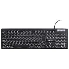 Teclado Chocolate Slim Multimidia Teclas  Led 1.8 Metros