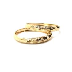 Anel de ouro 18k aparador - Elegancy Joias, 24