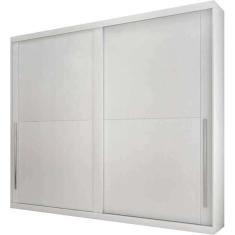Guarda-roupa Casal 2 Portas De Correr Geom Yescasa Branco