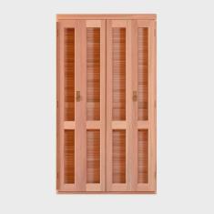 Porta de Madeira Veneziana 216cmx200cmx14cm PE541 Esel