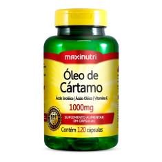 Óleo De Cártamo 1000mg Maxinutri 120 Cápsulas