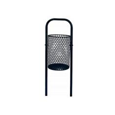 Lixeira Para Pátios E Parques Redonda Em Tela De Moeda