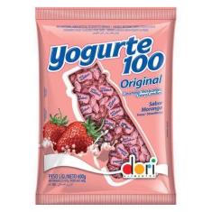 Bala Yogurte 100 Morango Dori 600G