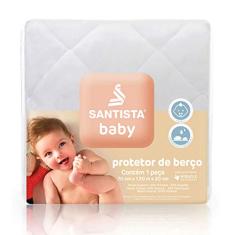 Protetor De Berço Impermeável Baby Berço Branca - Santista
