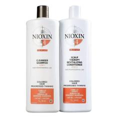 Kit Nioxin Hair System 4 Shampoo + Condicionador 1000ml