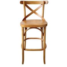 Banqueta Bruna X Selva Madeira Maciça Gourmet Bancada Bistrô  - Selva 