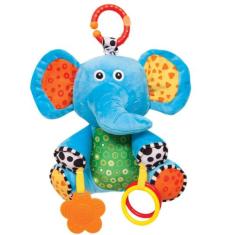 Pelúcia Treme-Treme Com Mordedor e Chocalho Atividades Móbile Bebê Inf