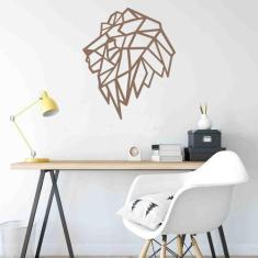 Quadro Decorativo Adorno Leão Iii 3Mm Vazado - Mdf - Decoarts