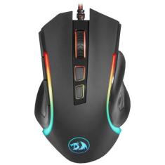 Mouse Gamer Redragon Griffin M607 com Fio Preto/Vermelho