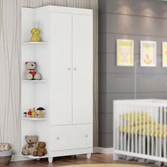Guarda Roupa Infantil Gutti 2 Portas Flex 3 Cores Em 1 - Móveis Estrela
