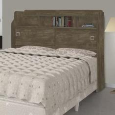 Cabeceira Casal 2 Portas Jéssica vj Móveis Castanho Wood