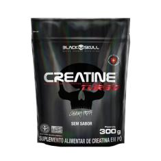 Creatina Turbo Sachê com 300g - Black Skull, 1, Sem sabor