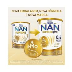 Formula Infantil Nan Supreme Pro 0 a 6 Meses Nestle 800g , 800g, Leite