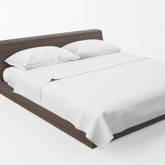Lençol De Cima Acácia Queen Poliéster Avulso Liso Branco