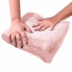 Cobertor Solteiro Manta Microfibra Rosa 2,20X1,50M