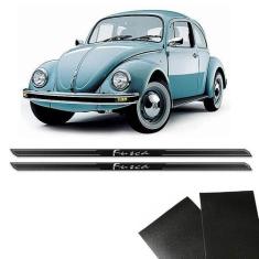 Kit Soleira Diamante Fusca Antigo 75/96 E Protetor De Porta - SPORTINO