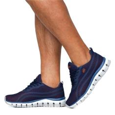 Tênis Esportivo Masculino Cadarço Caminhada Academia Confortável Dia a Dia-Masculino