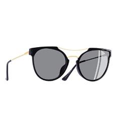 Óculos Aofly A116 design da marca moda sexy olho de gato polarizado óculos de sol feminino 2020 óculos de sol clássico gradiente oculos uv400 a116 (Cinza)