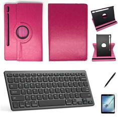 Kit Capa/Teclado/Can/Pel Galaxy Tab S7 T870/T875 11" Rosa