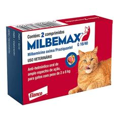 Milbemax G para Gatos 2 a 8kg com 02 Comprimidos