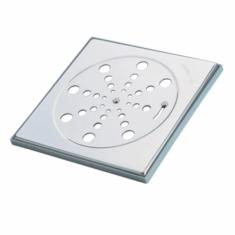 Grelha Para Ralo De Box Banheiro Quintal Aço Inox Com Fecho