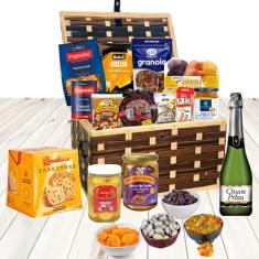 Cesta de Natal Especial SALERNO com 18 Itens - Natal 2025