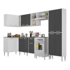 Armário de Cozinha Completa com Tampo 6 peças Xangai Zouk Multimóveis 