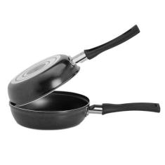 Omeleteira Alumínio Antiaderente 18Cm Preto Ebony Brinox