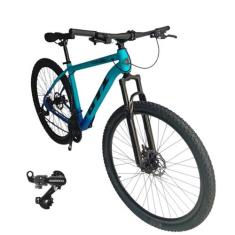 Bicicleta Aro 29 Alumínio GTI ROMA 24 Velocidades MTB Câmbio Traseiro 
