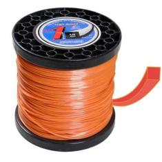 Bobina Fio Nylon Roçadeira Quadrado 2,5 Mm X 280 M 2kg - nakashi