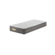 Colchão Solteiro Espuma D45 88X188X25Cm Ecoline Ecoflex Cinza/Branco