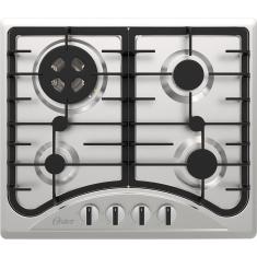Cooktop A Gás Inox 4 Bocas Oster Semiprofissional Bivolt