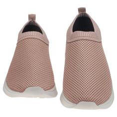 Tênis Calce Fácil Tela Com Elástico Leve Macio Dia a Dia - Beto Calcad